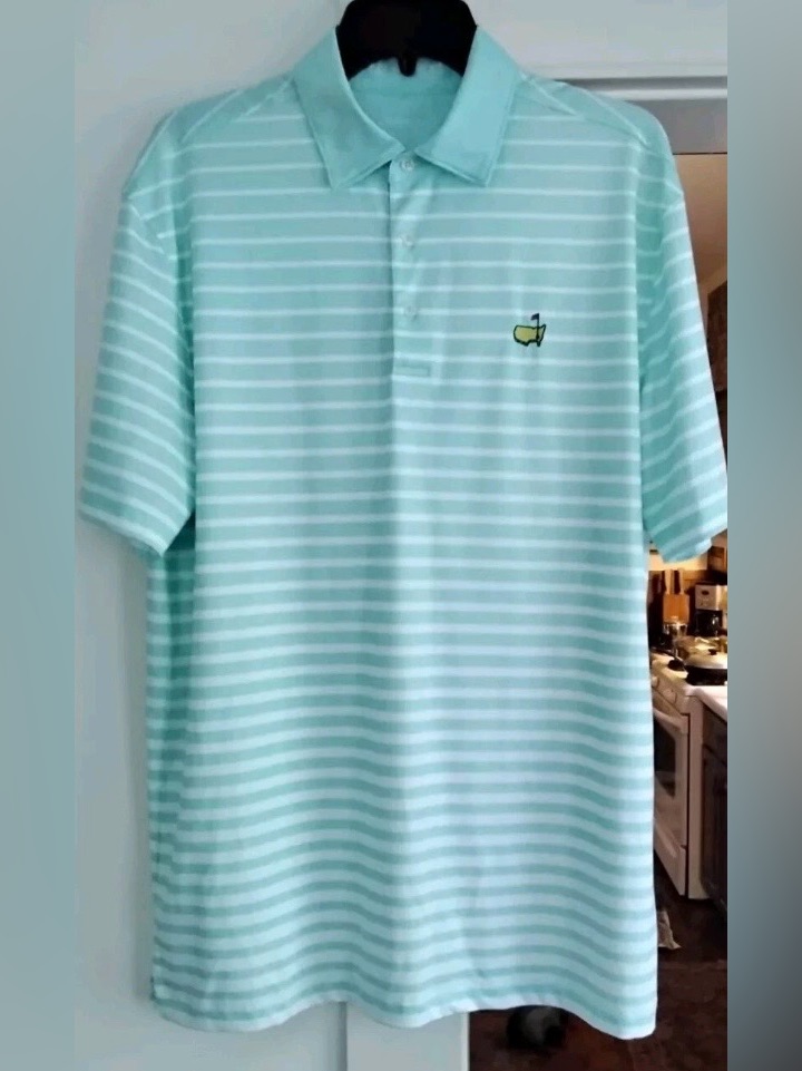 Masters Tech Golf Shirt Performance Polo Mens Medium